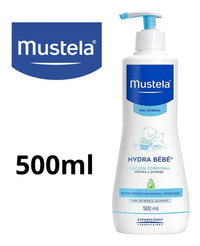 Mustela Hydra Bebé Loción Corporal 500ml Protege Su Piel