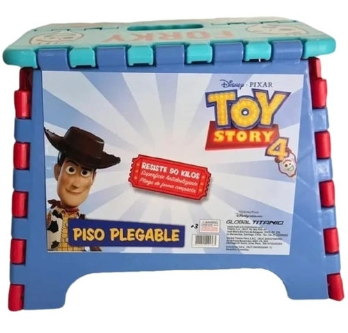 Piso Plegable Infantil Toy Story Forky Escalón 1 Peldaño