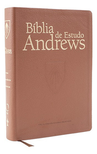 Biblia De Estudos Andrews Capa De Couro, De Deus Inspirando Homens. Editora Casa Publicadora Brasileira, Capa Dura Em Português, 2015