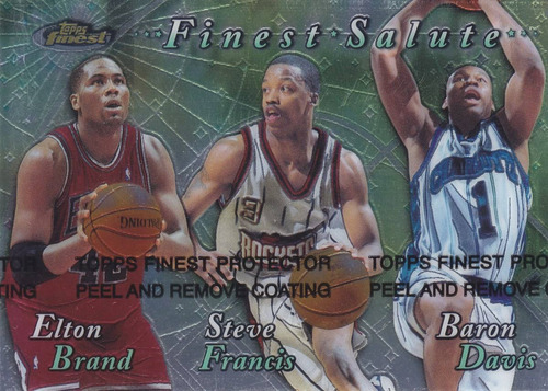 1999-00 Finest Salute Draft Picks Brand Francis Davis Odom