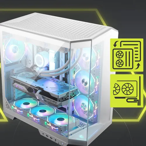 Funda Para Pc Para Videojuegos Msi Mag Pano 100l Pz Blanca C
