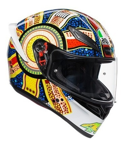 Imagen 4 de 7 de Casco Deportivo Italiano Agv K-1 Dreamtime