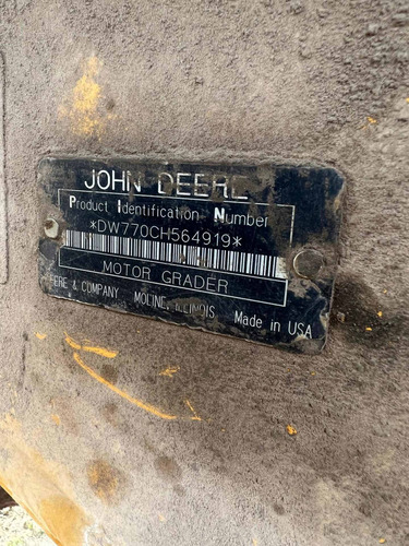 Imagen 2 de 21 de Motoniveladora John Deere 770ch