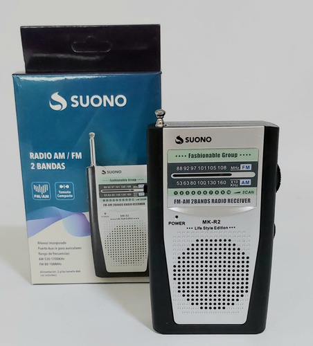  Mini Radio Portatil Am Fm Parlante Con Entrada Aux Suono