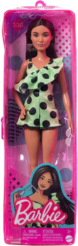 Barbie Fashionistas Doll #200 Con Cabello Moreno, Lima De Lu