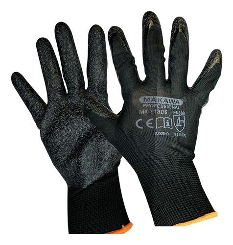 Guantes Mecanico Nylon Nitrilo Makawa - Lintax