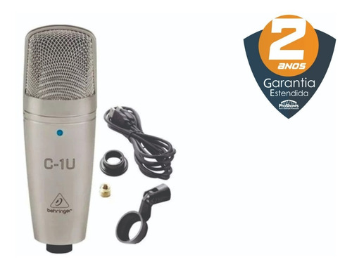 Microfone Condensador Behringer C-1u Garantia 2 Anos