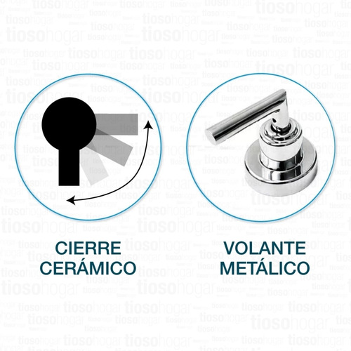 Griferia Bide Aqualaf Aukan Lever Cierre Ceramico Sin Intere