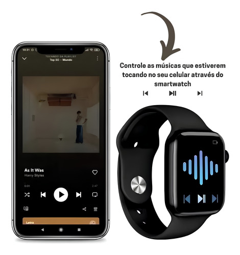 Smartwatch S8 Ultra Compativel Com iPhone E Android Nfc