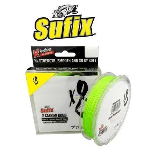 Multifilamento Sufix X8 150mts. Carrete Verde Fluor 