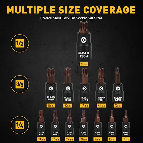 Juego De 16 Piezas De Puntas Torx - En Acero Premium S2 Est