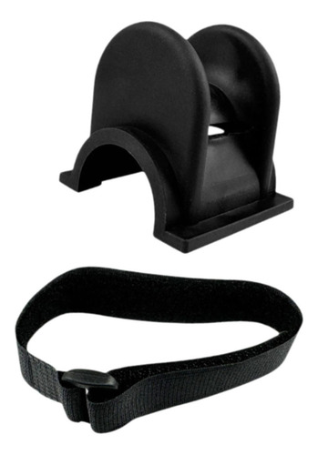 Soporte Para Caña De Pescar Con Clip En En Forma De U Negra