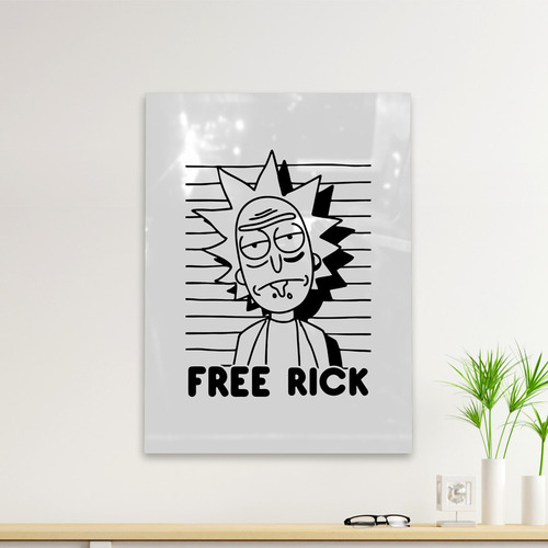 Cuadro Deco Free Rick (d1703 Boleto.store)