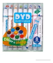 Comprar Marcadores Lavables Color Y Stamp Marcadores Y Sellos Deco 