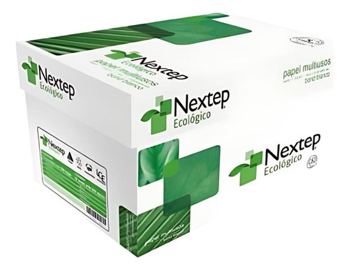 Caja Nextep Ecológico 5000 Hojas Tamaño Carta 500hjs X 10pqs Color Blanco