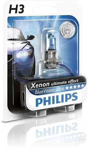 Lampara H3 Blue Vision Universa - Philips Similxenon 12v 55w