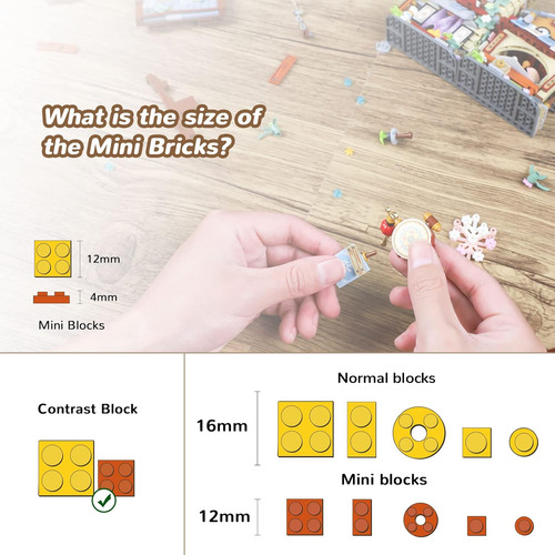 Qlt Chinese Street View Story Store Mini Building Blocks, Mo