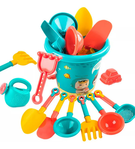 Ff Juego De 23 Juguetes De Arena De Playa Para Niños, Kit