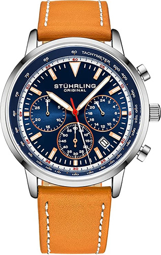 Stuhrling Original Reloj De Vestir Para Hombre, Cronógrafo,