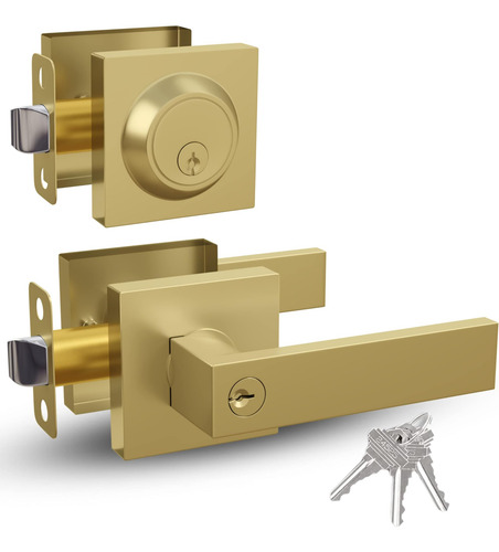 Mega Handles Combo De Entrada I Manija De Puerta Con Palanca