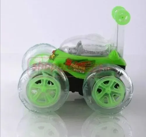 Carro Loco Control Remoto Luces Led Doble Tracción Stunt Car