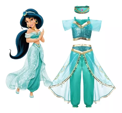 marioneta Moda Fracción Disfraz Princesa Jazmin | MercadoLibre 📦