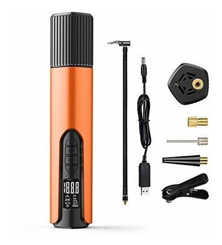 Imagen 1 de 6 de Inflador Portatil Electrico 150 Psi Para Autos Biciletas
