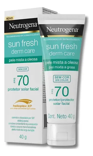 Protetor Solar Neutrogena Pele Oleosa Fps70 40g