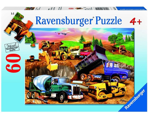 9525 Camiones Construcción Rompecabezas 60 Pzas Ravensburger