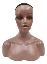 Comprar Cabeza Femenina Peluca Collar Maniquíes Marron Oscuro