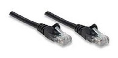Patchcord Cat5e 0,45 M / 1,5 Feet Negro Intellinet