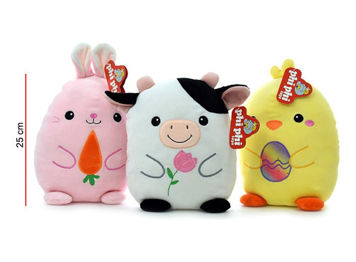 Imagen 2 de 7 de Peluche Pollito Phi Phi Toys Abrazable Kawaii Super Suave