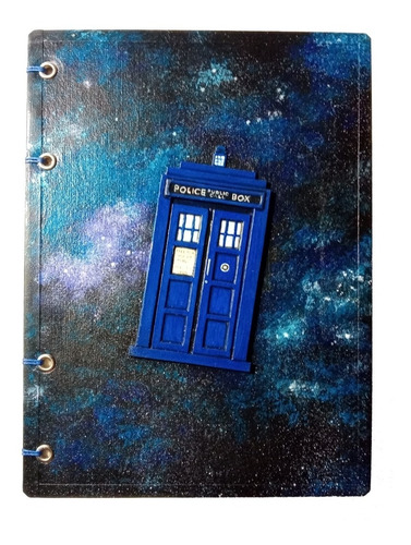 Fan Art Dr Who Libro Personalizado. A5 Hecho A Mano. 