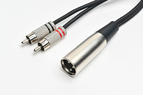 Imagen 1 de 7 de Cable Profesional Pro Audio Rca A Canon Xlr Macho 1,8 Mts