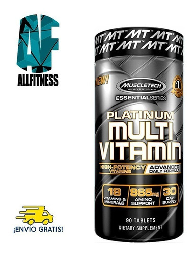 Platinum Multi Vitamin Para Hombres + Envío Gratis