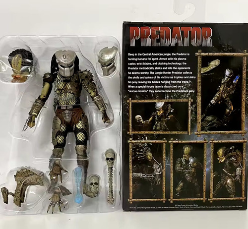Boneco Articulado Predador - Caçador Da Selva - Neca - 20cm