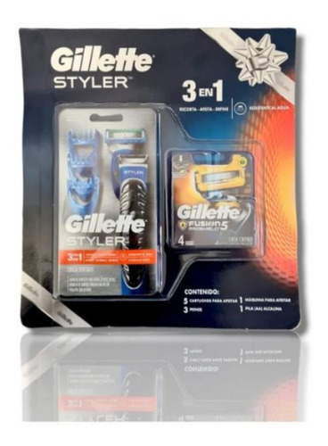 Máquina De Afeitar Gillette Styler 3 En 1 Reco,afeita,define