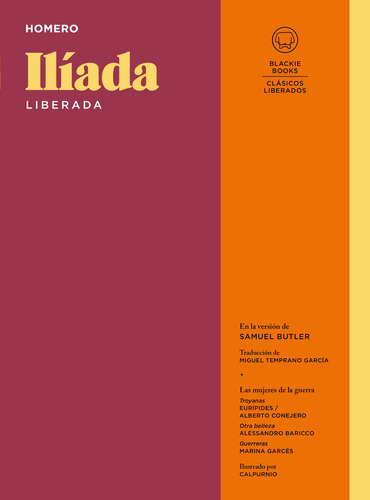 Ilíada, de Homero., vol. 1. Editorial Blackie Books, tapa blanda, edición 1 en español, 2023