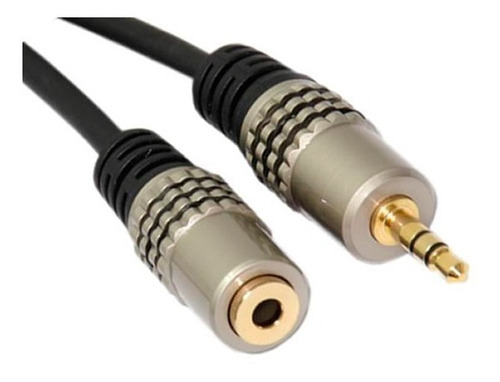 Alargue Auriculares Cable Ficha Miniplug 3.5mm Hembra A Macho De 3 Metros Ideal Tv Pc Equipo De Musica