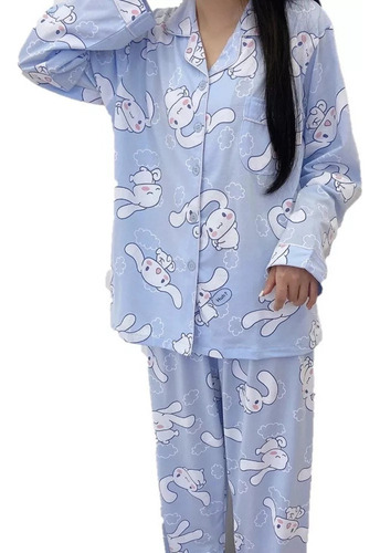 Pijama Con Estampado De Anime Creativity Cinnamoroll Dog