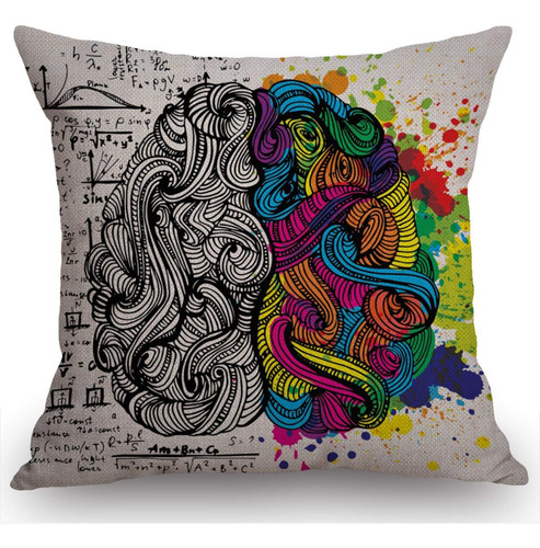 Swono Brain Science Cotton Linen Trow Cusco Cushion Coushion