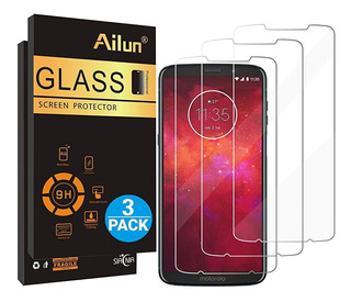 Protector De Pantalla Ailun Compatible Moto Z3 Z3 Play Paque