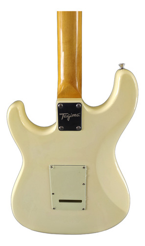 Guitarra eléctrica Tagima Tg-540 Olympic White Owh Tg540, color blanco, diapasón de arce, material de diapasón, guía para la mano derecha