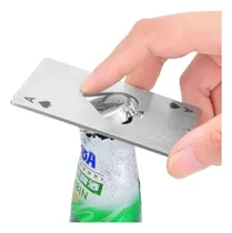 Comprar Destapador Acero Inox Diseño Carta As P\u002F Billetera Poker