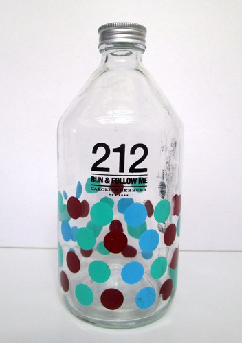 Botella Agua De Coleccion 212 Carolina Herrera Rara Boedo