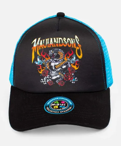 Jockey Skull & Snake Trucker Negroniño Maui And Sons