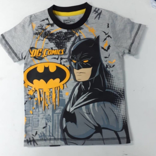 Camisas Franelas Niños Batman Super Heroes Marvel Liga Justi