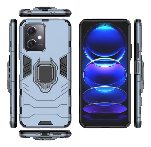 Funda Para Xiaomi Redmi Note 12 5g Azul Plastico