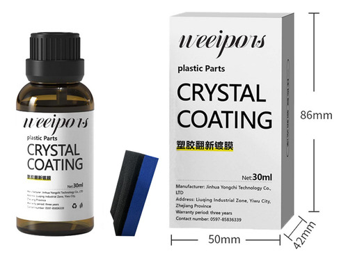 W Auto Plastic Coating Agent 2024 New Car Crystal Coating Au