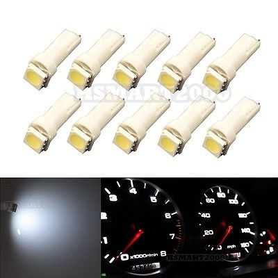 10pcs Cool White T5 58 70 73 74 1smd 5050 Led Bombillas